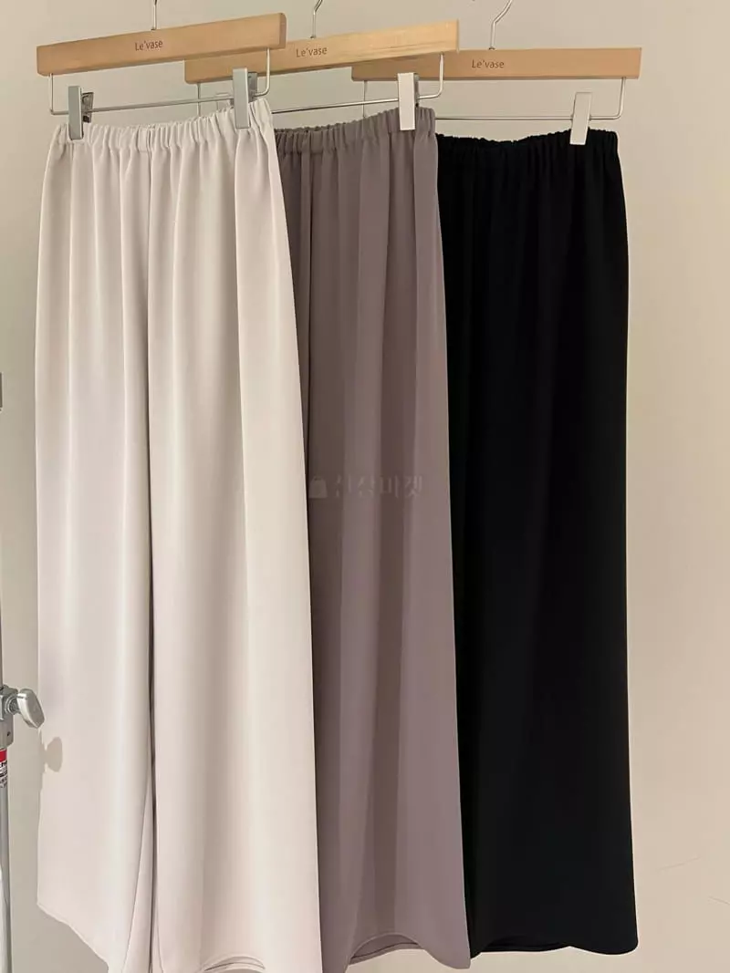 Levase - Korean Women Fashion - #momslook - Slick Pants - 7