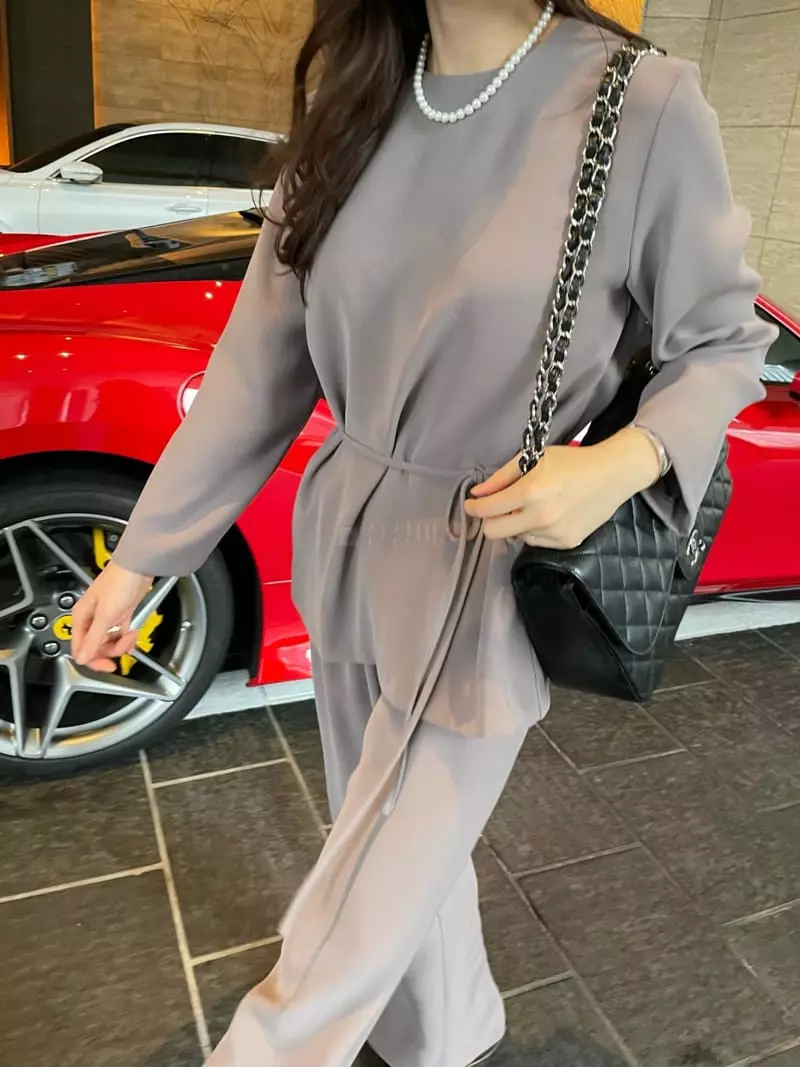 Levase - Korean Women Fashion - #womensfashion - Slick Blouse - 4