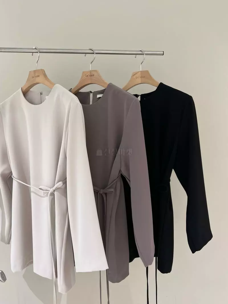 Levase - Korean Women Fashion - #momslook - Slick Blouse - 8