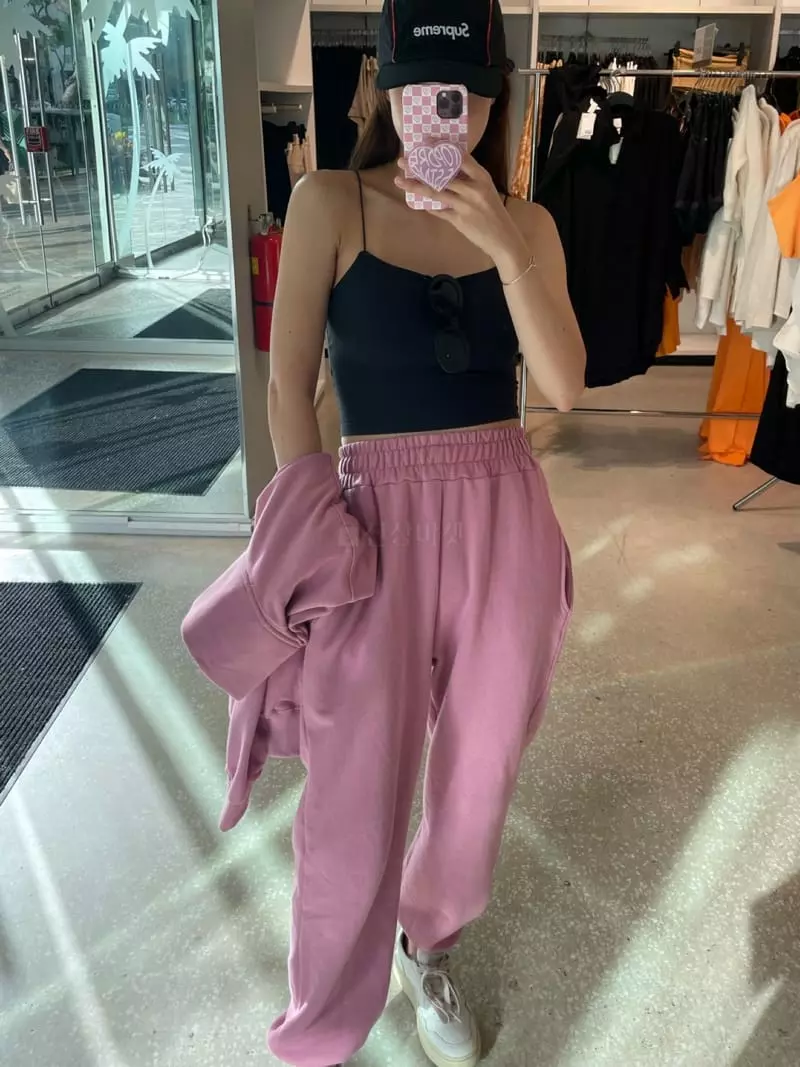 Levase - Korean Women Fashion - #womensfashion - Sweet Terry Pants - 4