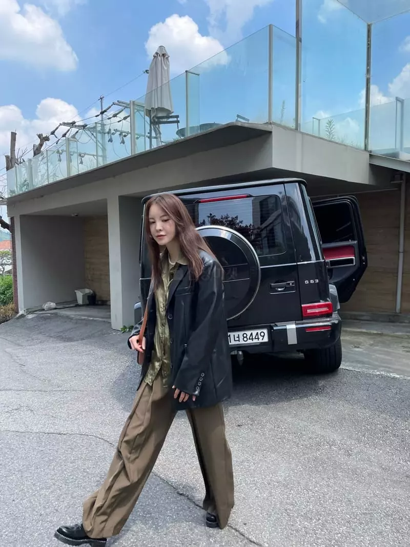 Levase - Korean Women Fashion - #momslook - Vigan Leather Jacket - 10
