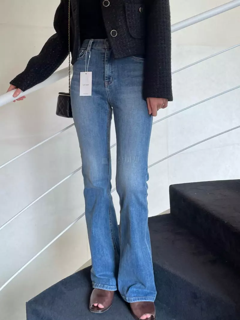 Levase - Korean Women Fashion - #momslook - Bootscut Pants - 12