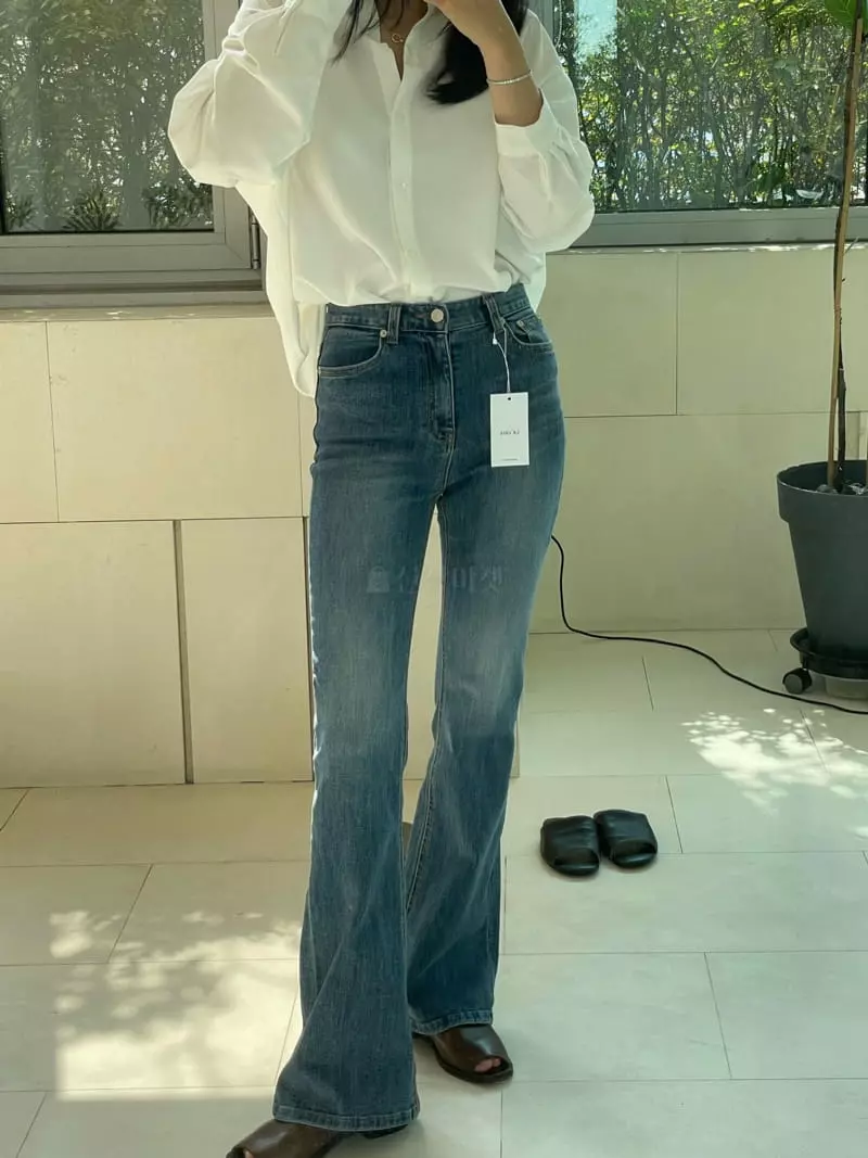 Levase - Korean Women Fashion - #momslook - Bootscut Pants - 3