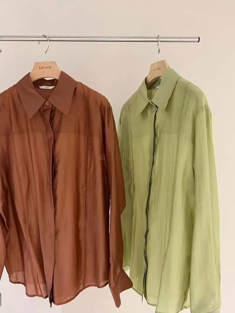 Levase - Korean Women Fashion - #momslook - Base Blouse - 2