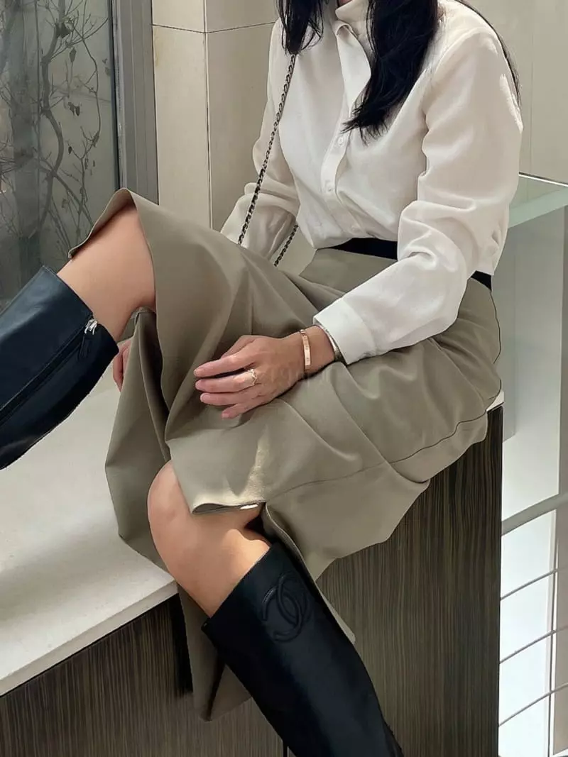 Levase - Korean Women Fashion - #womensfashion - Move Skirt - 4