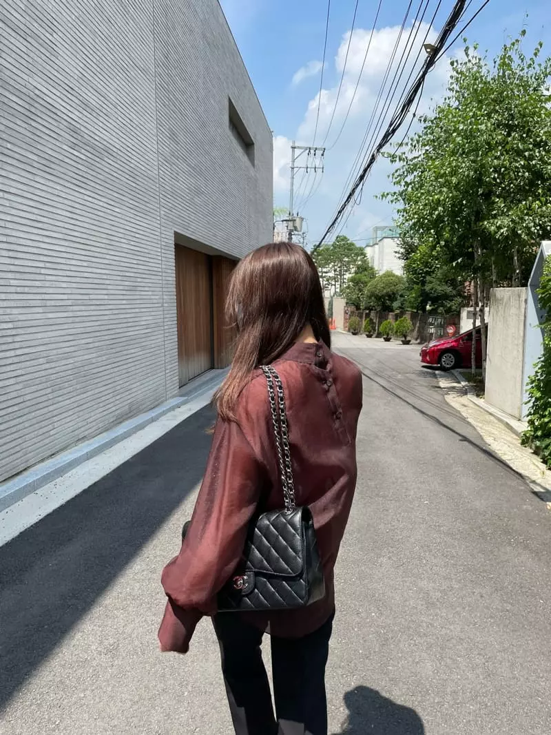 Levase - Korean Women Fashion - #pursuepretty - Half Neck Blouse - 12