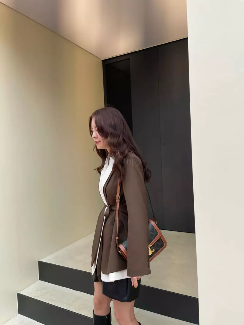 Levase - Korean Women Fashion - #vintagekidsstyle - Two Fold Jacket - 4
