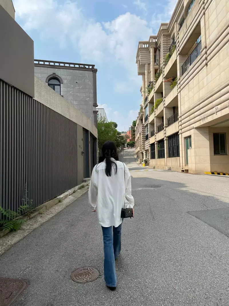 Levase - Korean Women Fashion - #restrostyle - Frim Shirt - 8