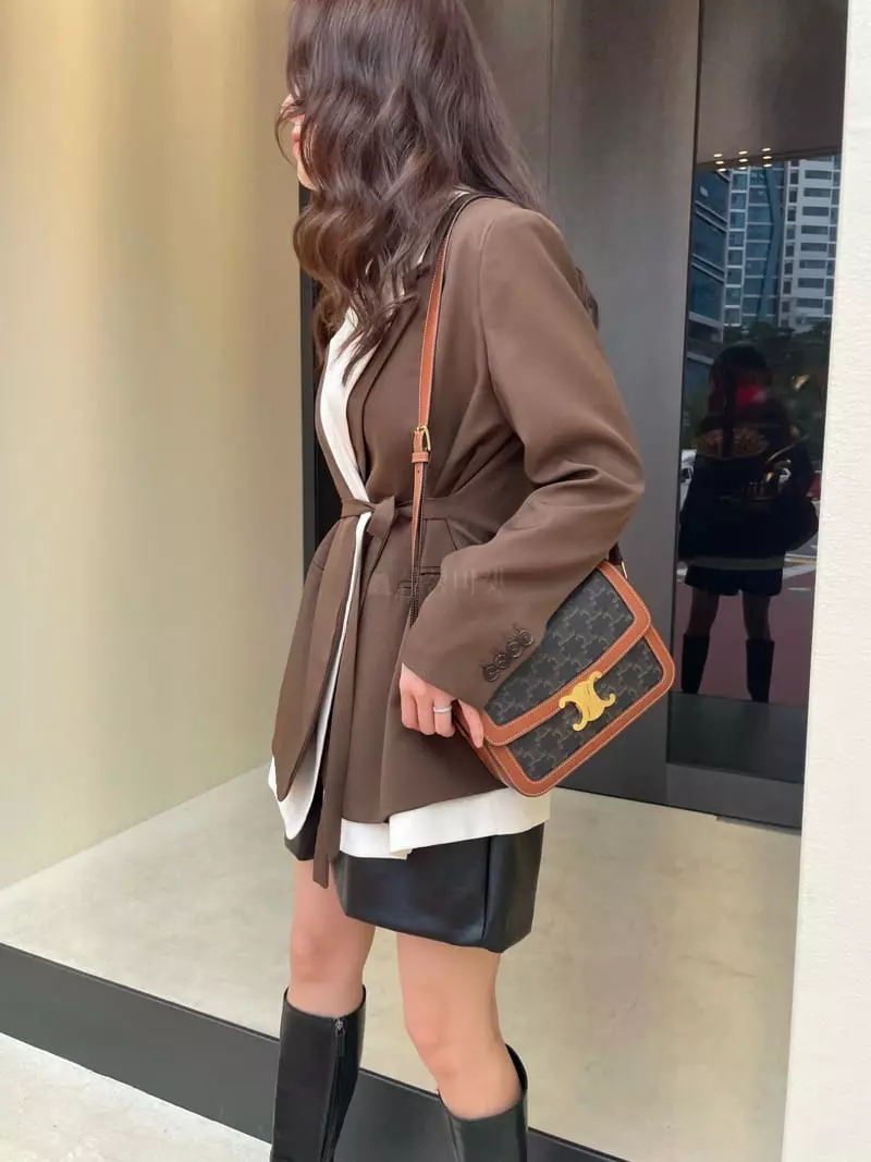 Levase - Korean Women Fashion - #restrostyle - Two Fold Jacket - 5