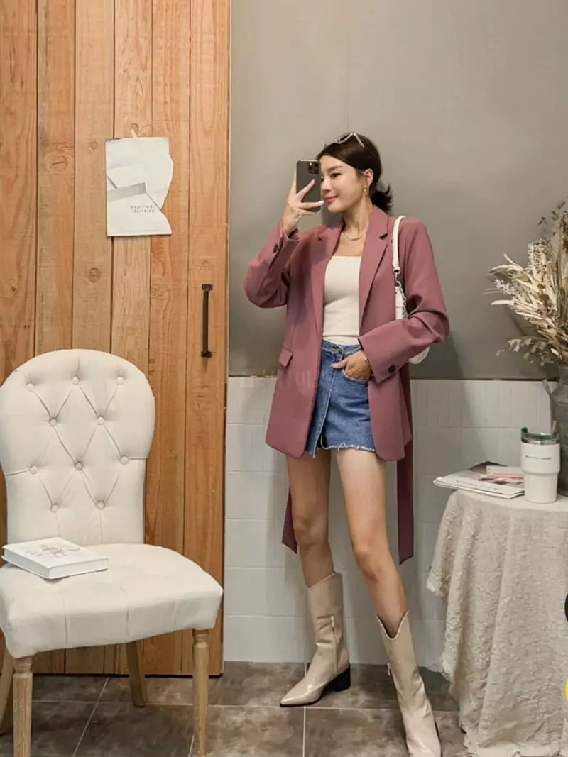 Levase - Korean Women Fashion - #romanticstyle - Wind Jacket - 3
