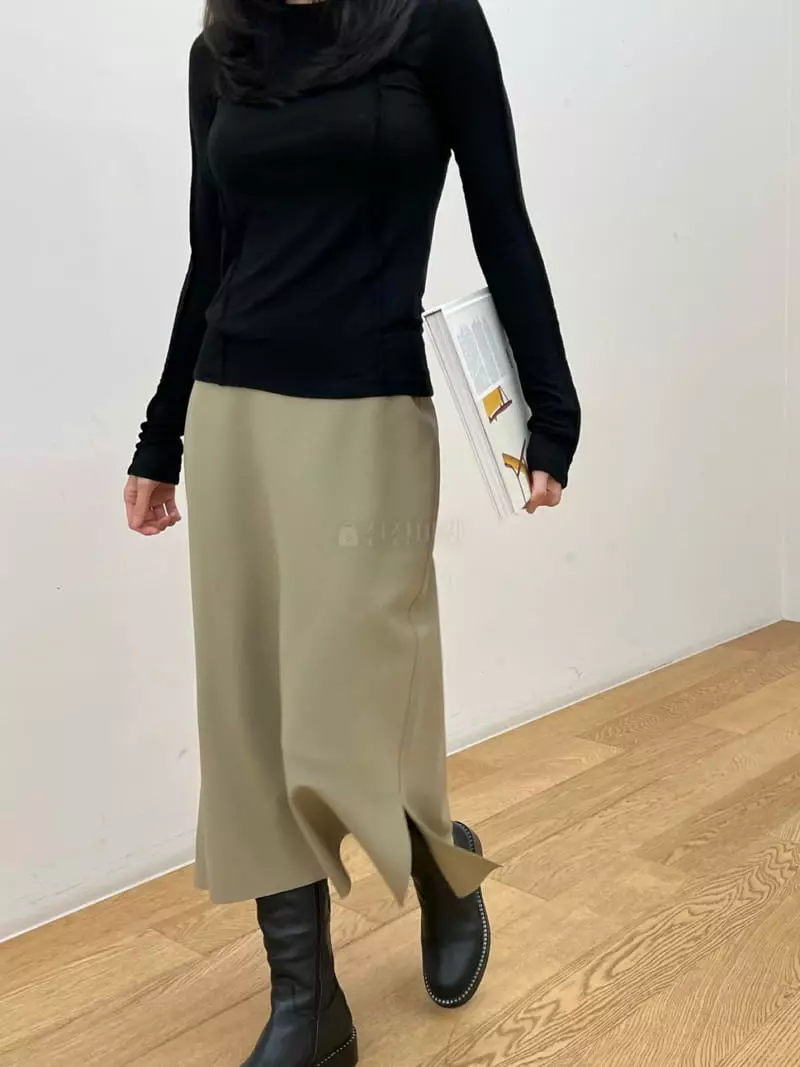 Levase - Korean Women Fashion - #shopsmall - Two Edge Tee - 6