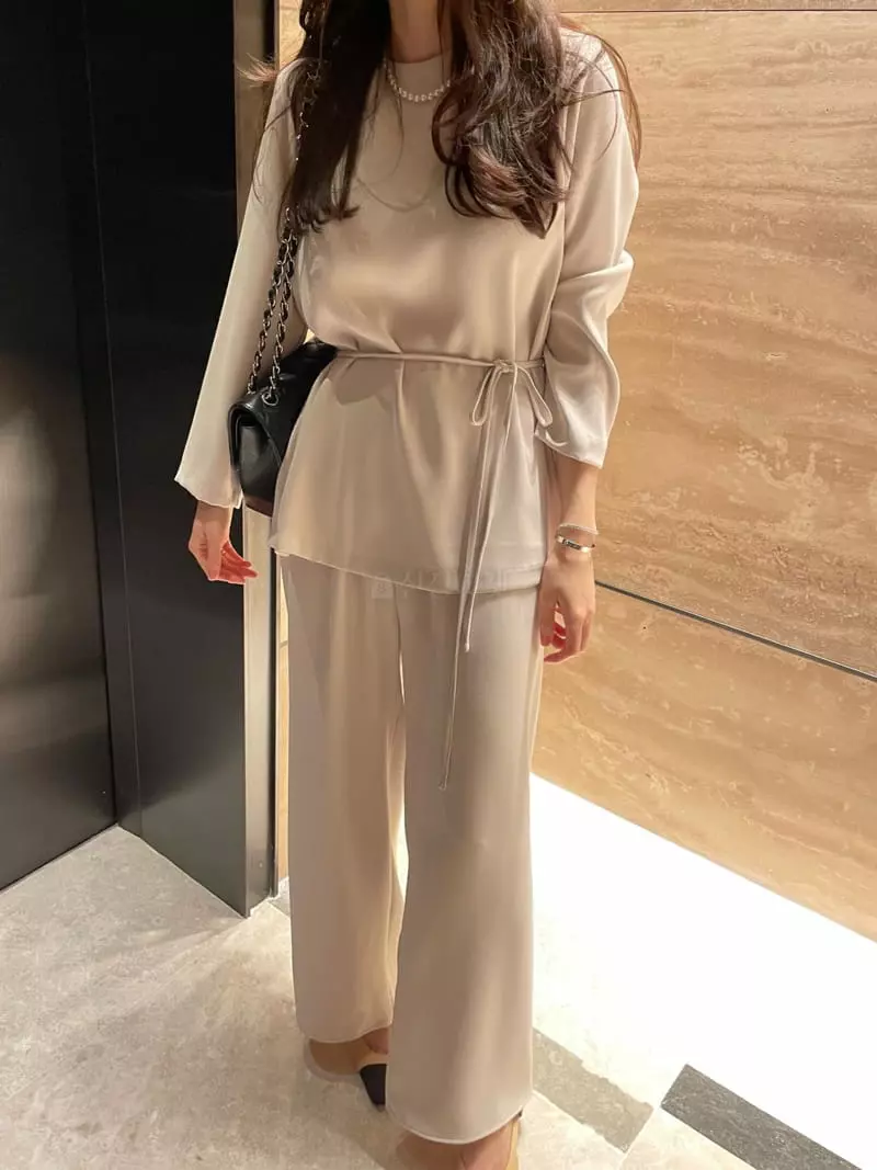 Levase - Korean Women Fashion - #thatsdarling - Slick Pants