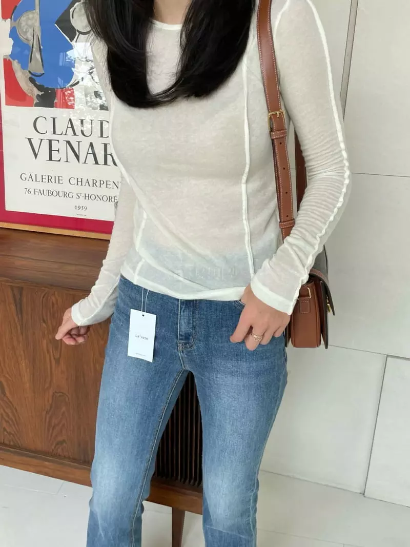 Levase - Korean Women Fashion - #thelittlethings - Two Edge Tee - 8