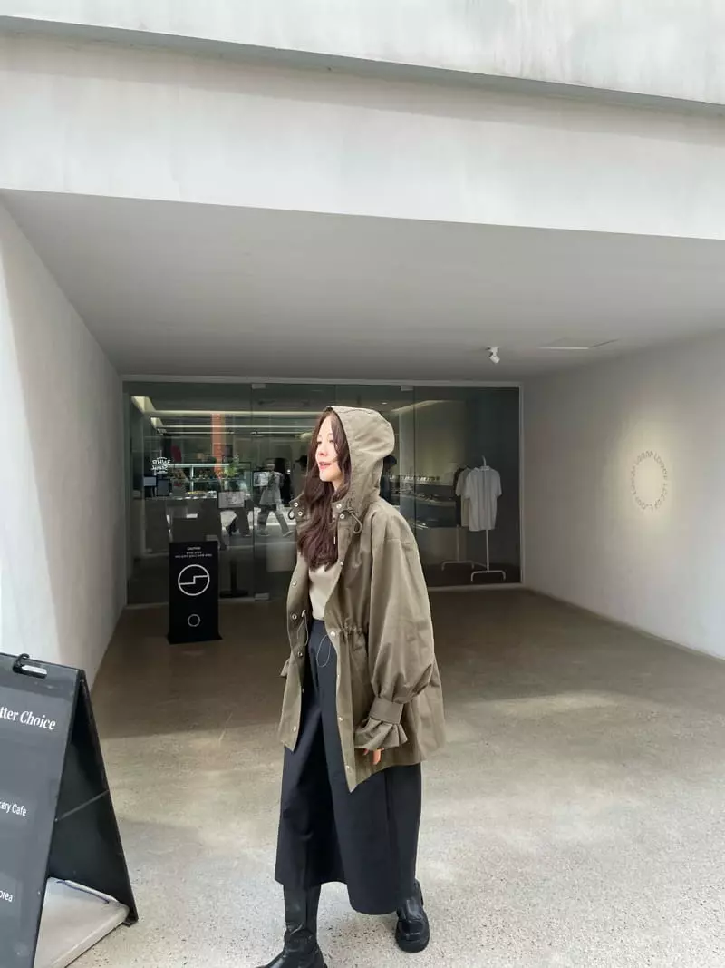 Levase - Korean Women Fashion - #womensfashion - Puff Field Jumper - 4