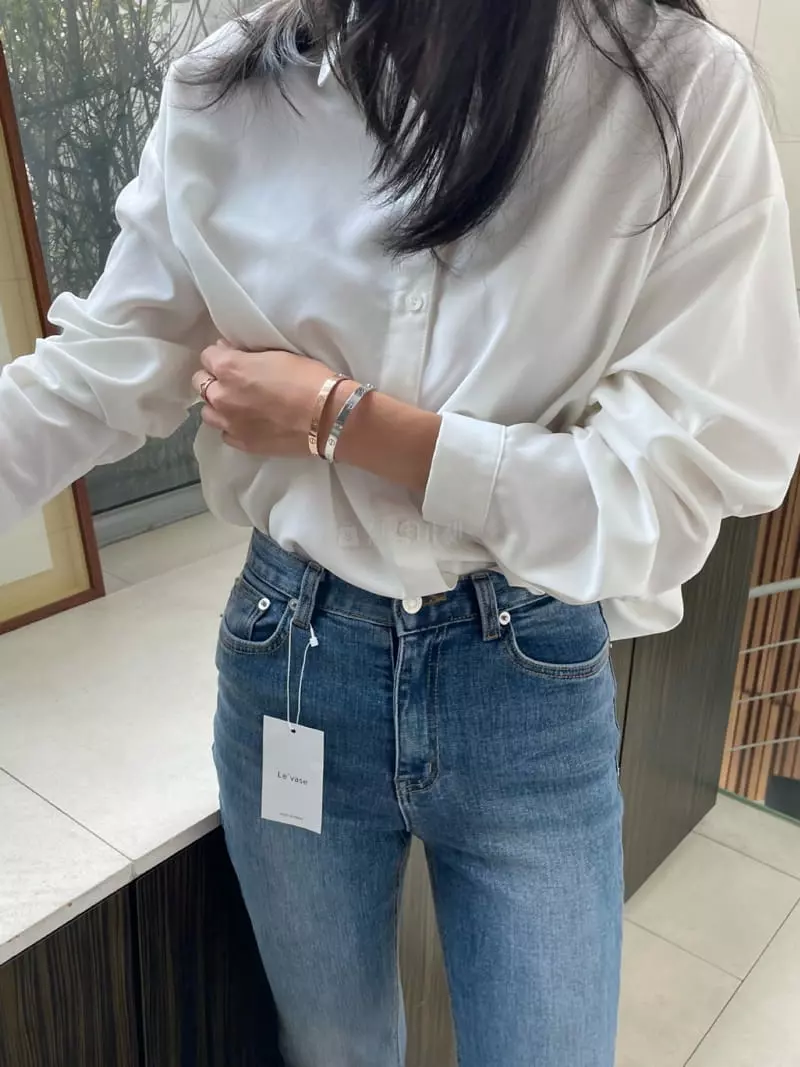 Levase - Korean Women Fashion - #vintagekidsstyle - Frim Shirt - 6