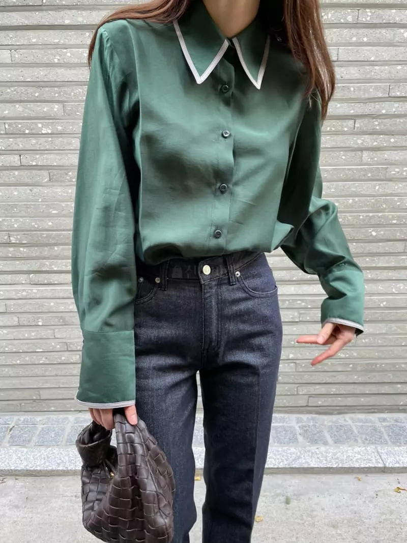 Levase - Korean Women Fashion - #vintagekidsstyle - Matching Blouse - 10