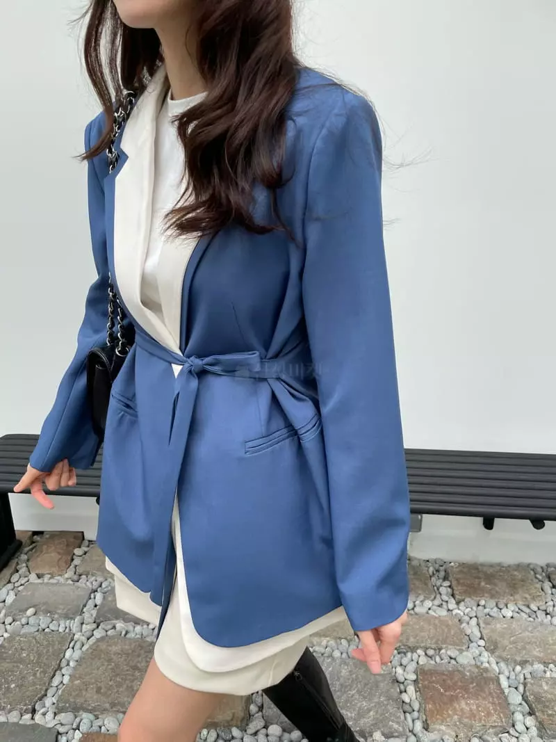 Levase - Korean Women Fashion - #womensfashion - Two Fold Jacket - 11