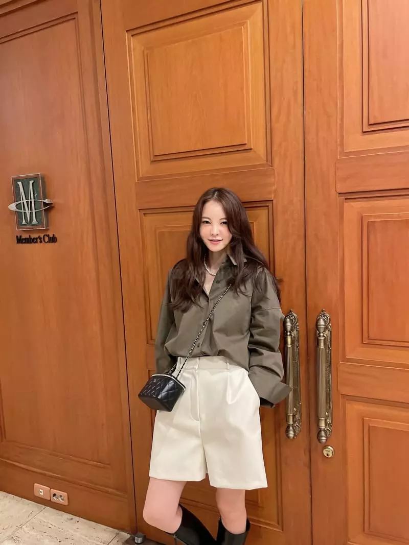 Levase - Korean Women Fashion - #womensfashion - Eyelet Blouse - 6
