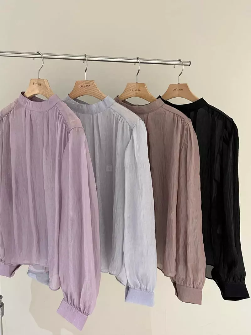 Levase - Korean Women Fashion - #womensfashion - Shine Blouse - 2