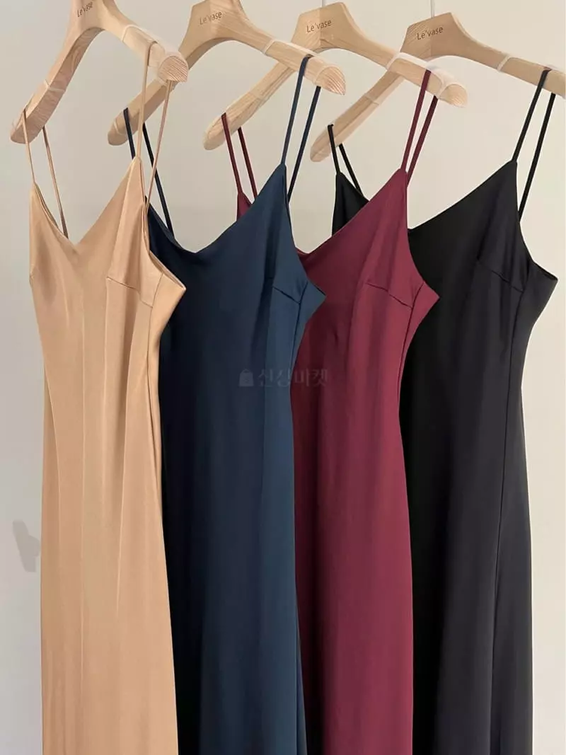 Levase - Korean Women Fashion - #womensfashion - Shatin Slib One-piece