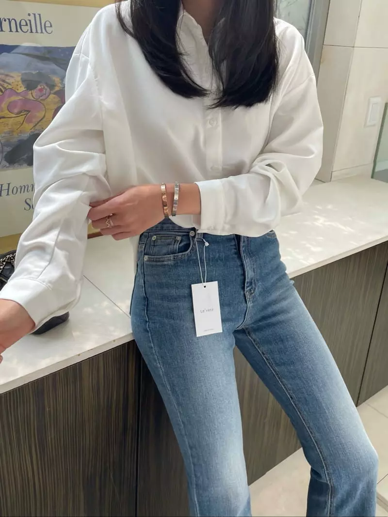 Levase - Korean Women Fashion - #womensfashion - Bootscut Pants - 2