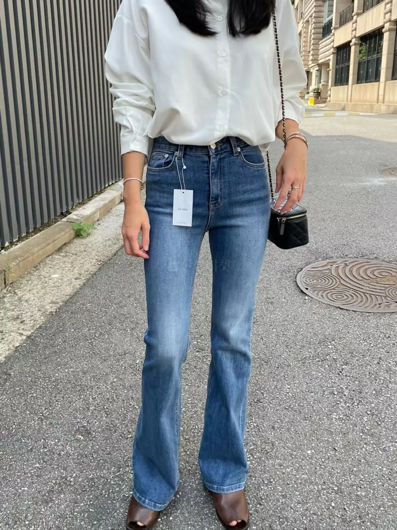 Levase - Korean Women Fashion - #womensfashion - Bootscut Pants - 6