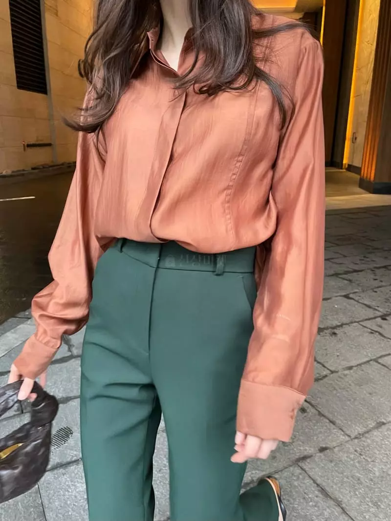 Levase - Korean Women Fashion - #womensfashion - Base Blouse - 5