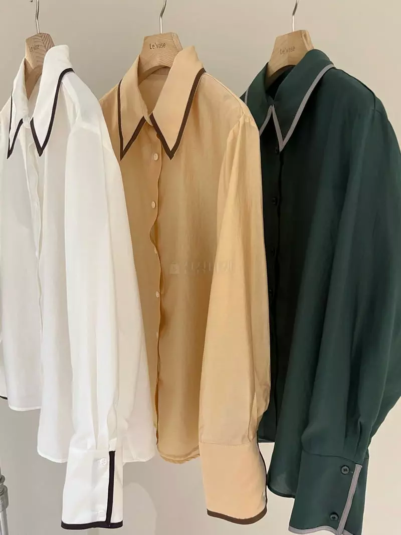 Levase - Korean Women Fashion - #womensfashion - Matching Blouse - 2