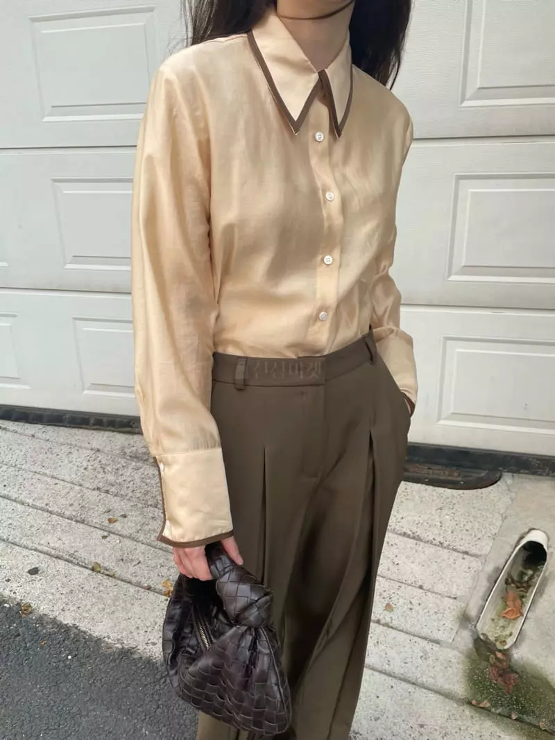 Levase - Korean Women Fashion - #womensfashion - Matching Blouse - 8
