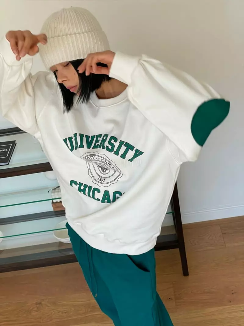 Level - Korean Women Fashion - #momslook - New City Sweatshirt - 7