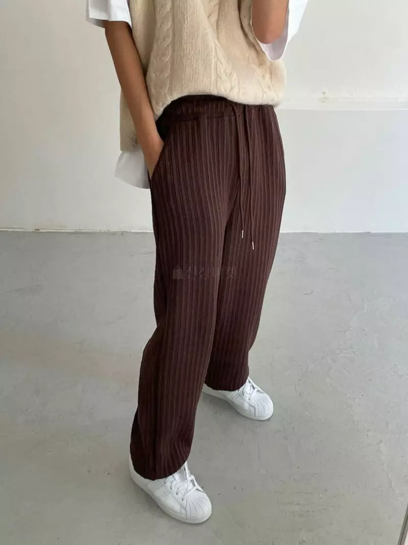 Level - Korean Women Fashion - #momslook - Knit Pants - 6