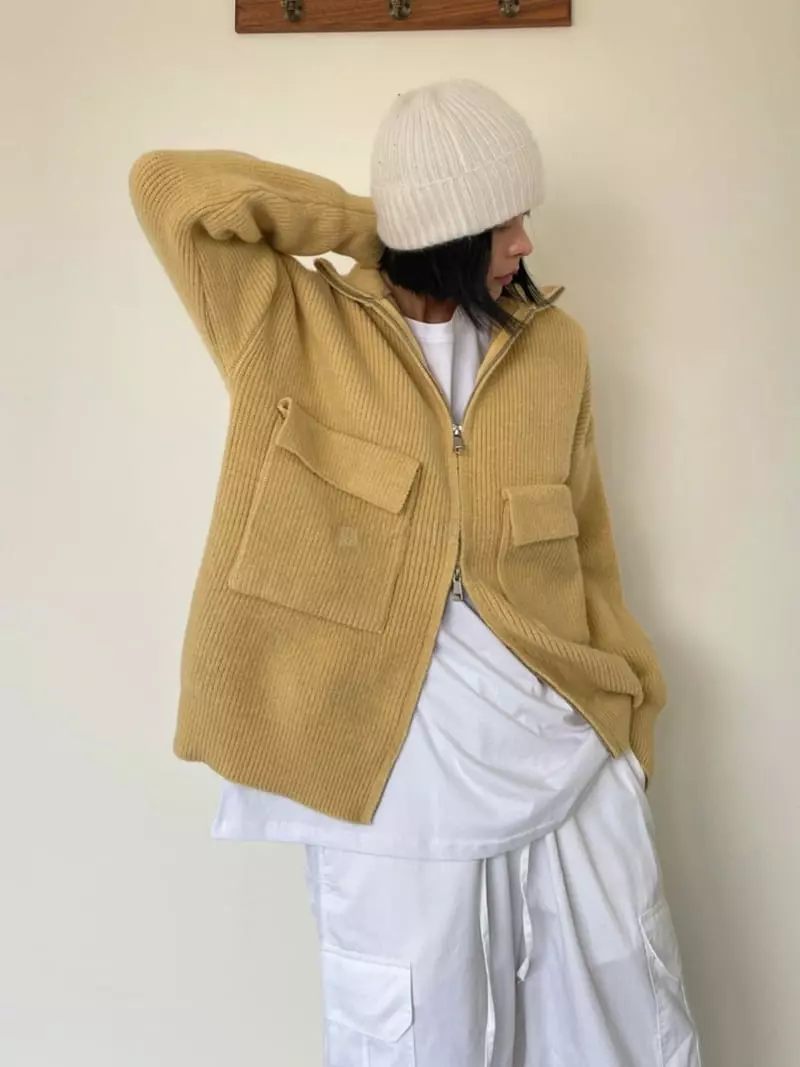 Level - Korean Women Fashion - #momslook - Day Pocket Knit Tee
