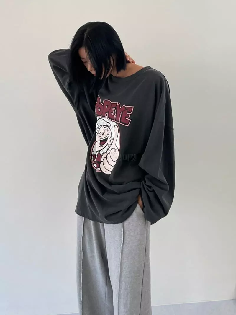 Level - Korean Women Fashion - #momslook - Popeye Tee - 7