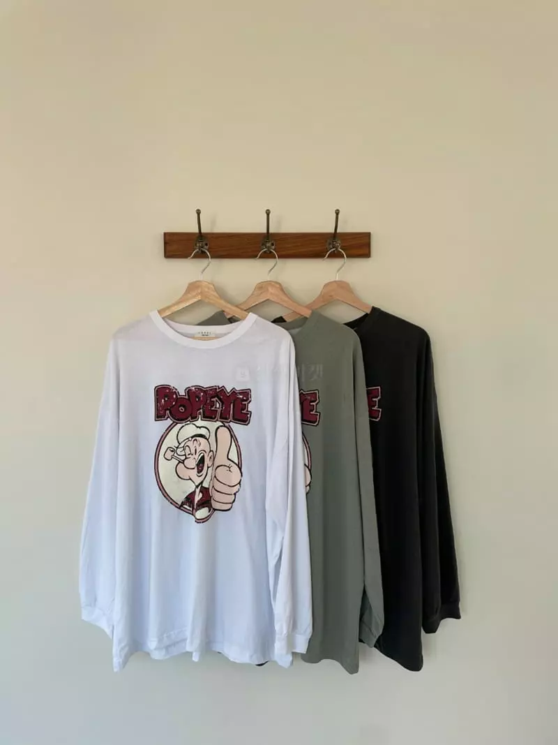 Level - Korean Women Fashion - #momslook - Popeye Tee - 9