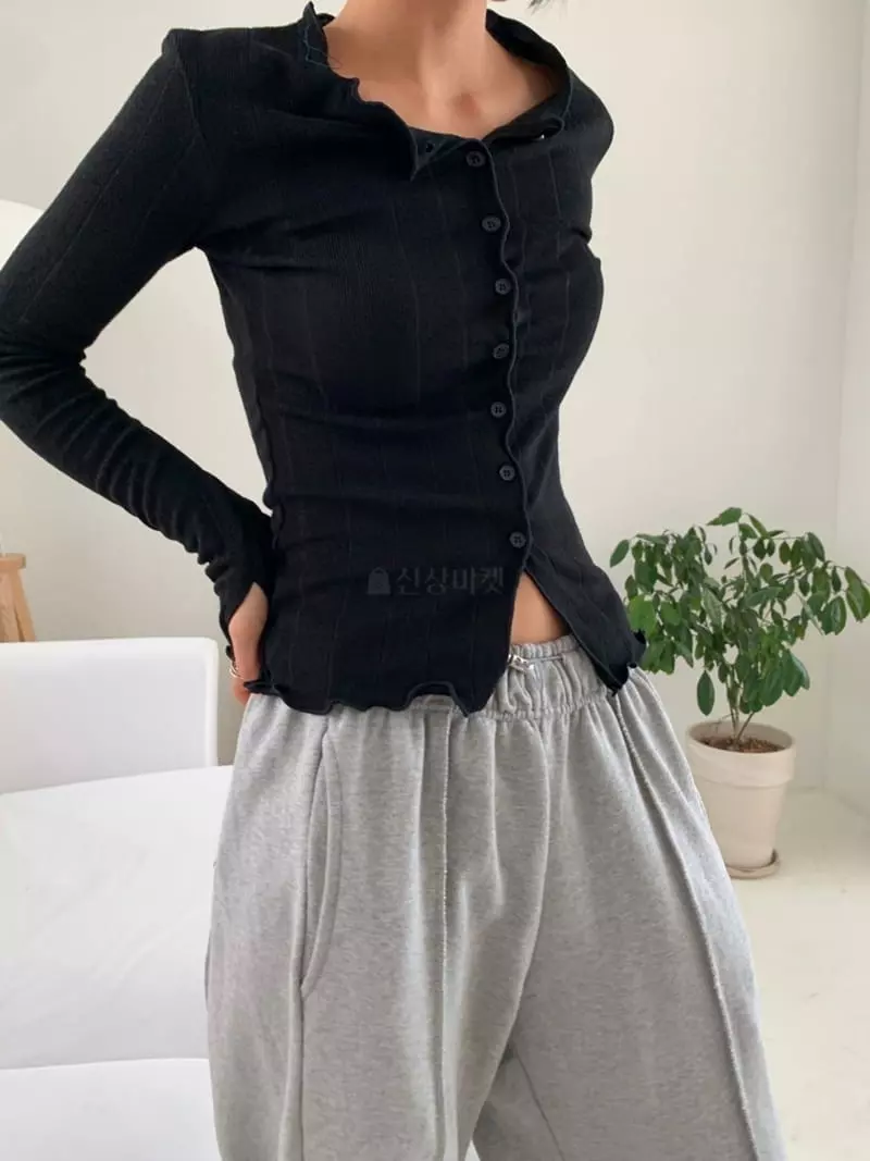 Level - Korean Women Fashion - #momslook - Sol Cardigan Tee - 10