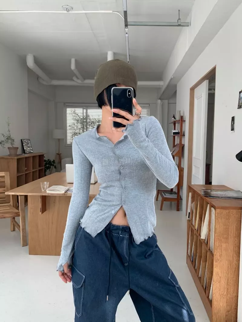 Level - Korean Women Fashion - #womensfashion - Sol Cardigan Tee - 4