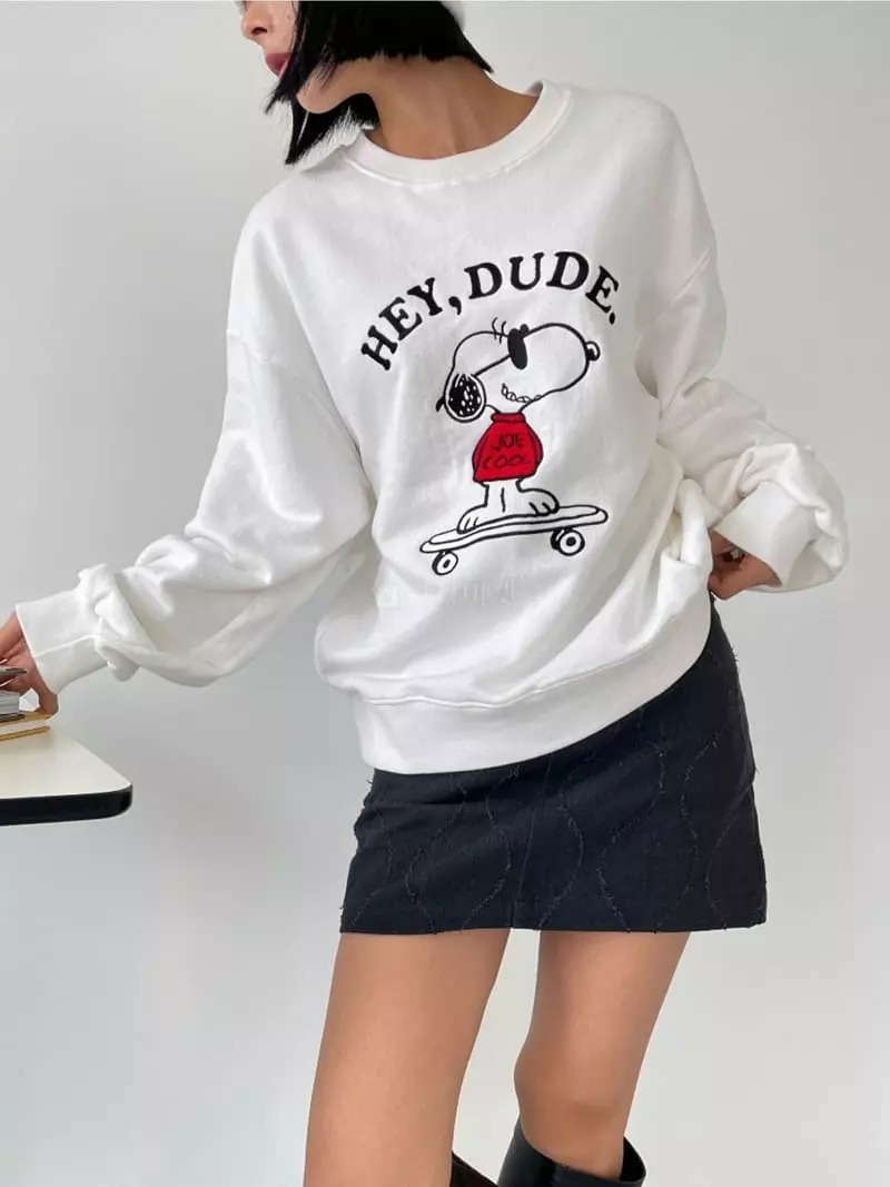 Level - Korean Women Fashion - #momslook - Sno Sweatshirt - 6