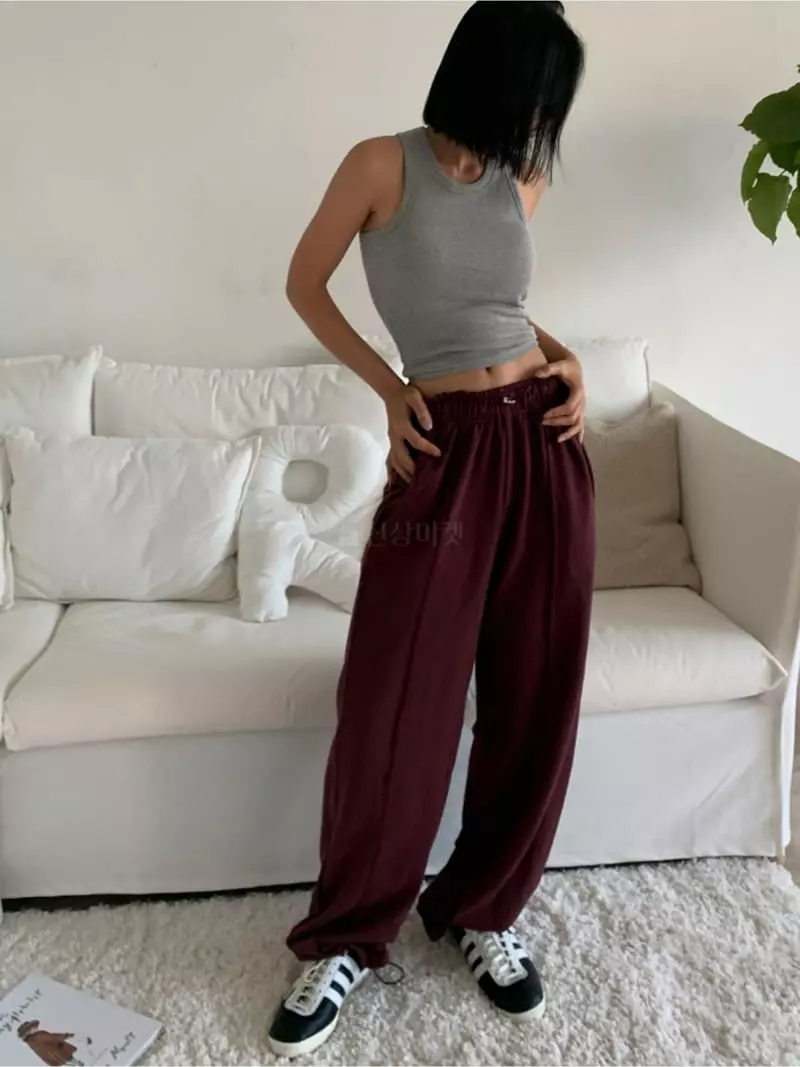 Level - Korean Women Fashion - #momslook - Thundar Slit Pants - 2