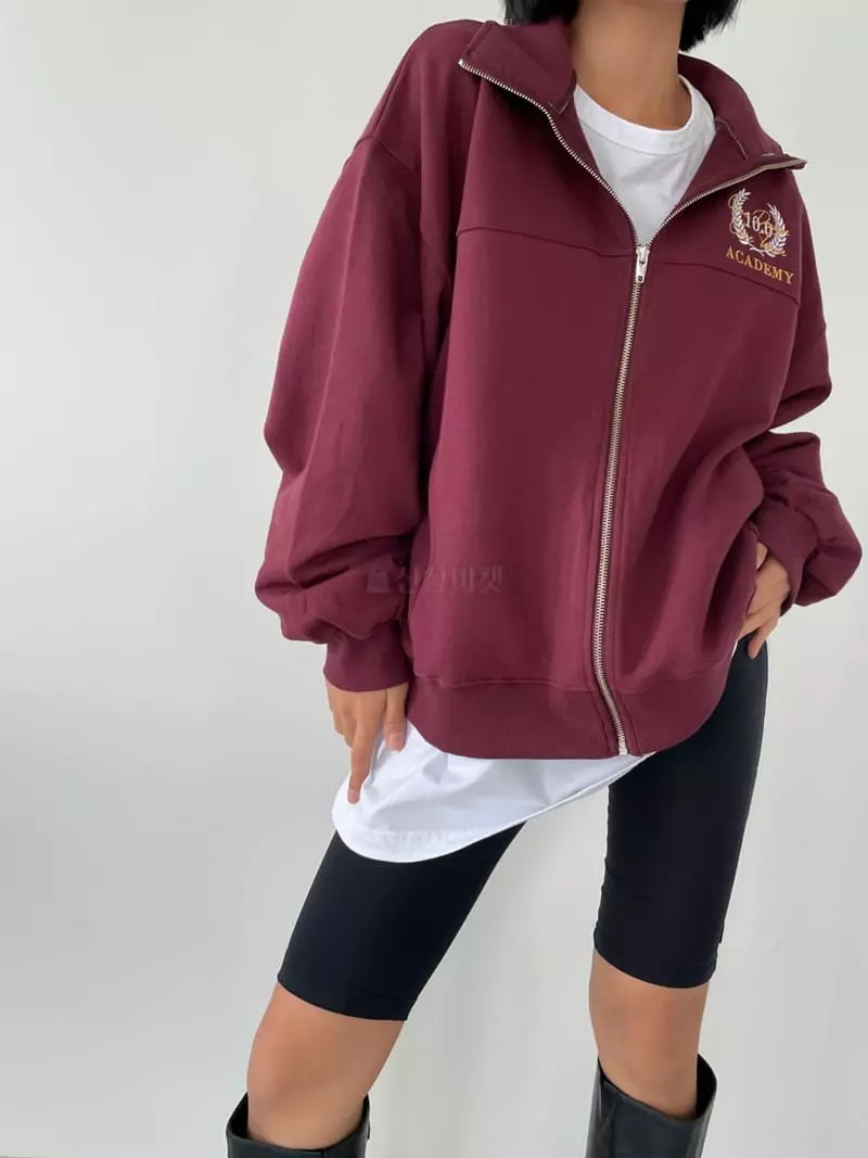 Level - Korean Women Fashion - #momslook - Aca Zip-up Cardigan - 5