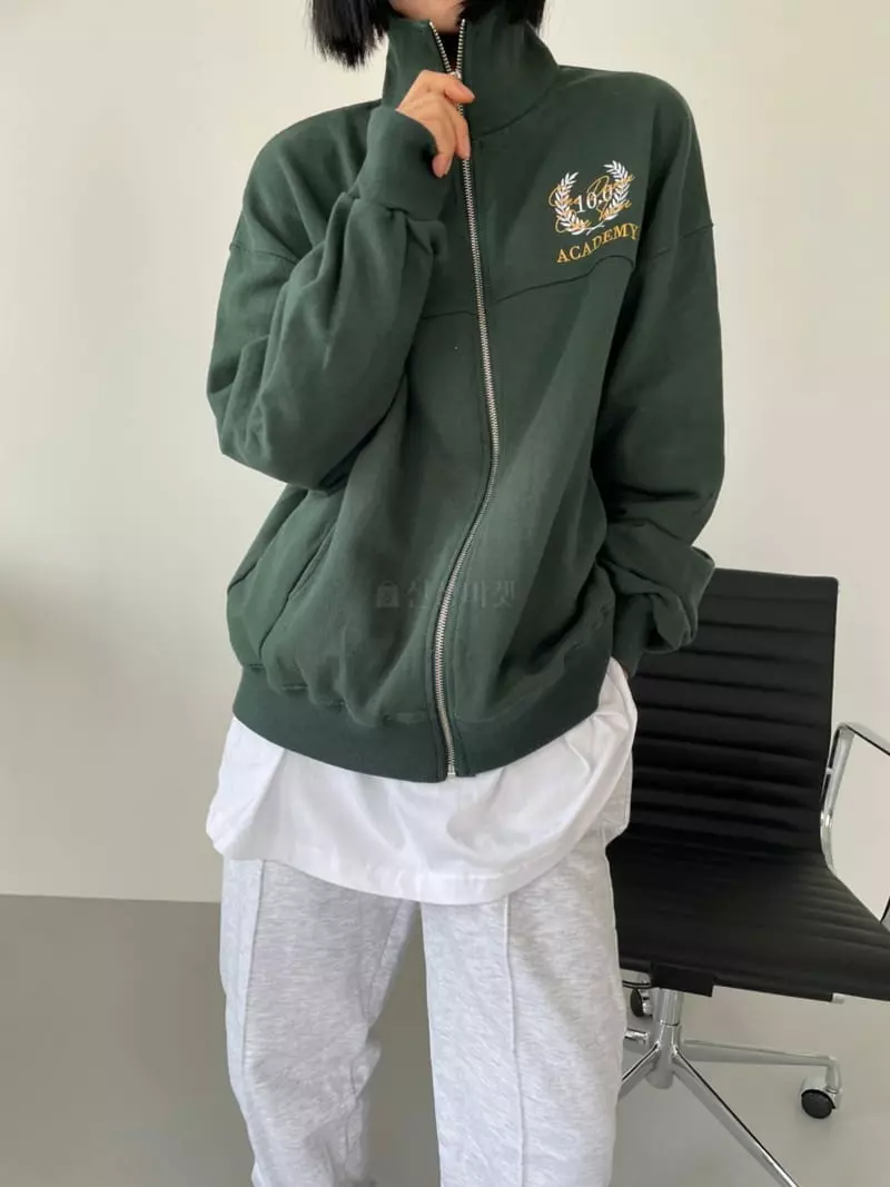 Level - Korean Women Fashion - #momslook - Aca Zip-up Cardigan - 7