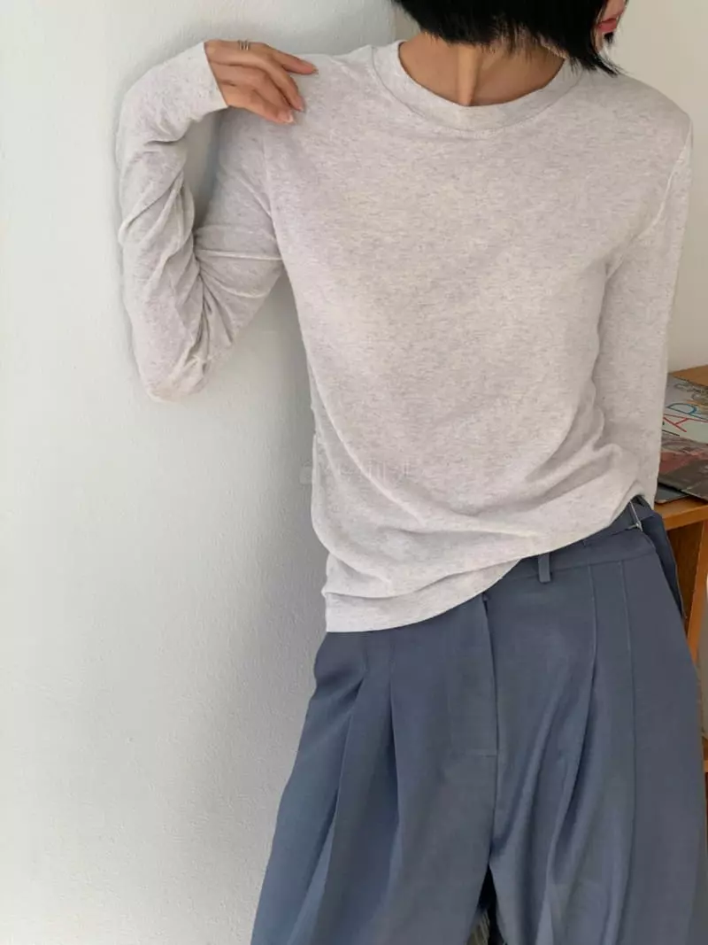 Level - Korean Women Fashion - #momslook - Angora Tee