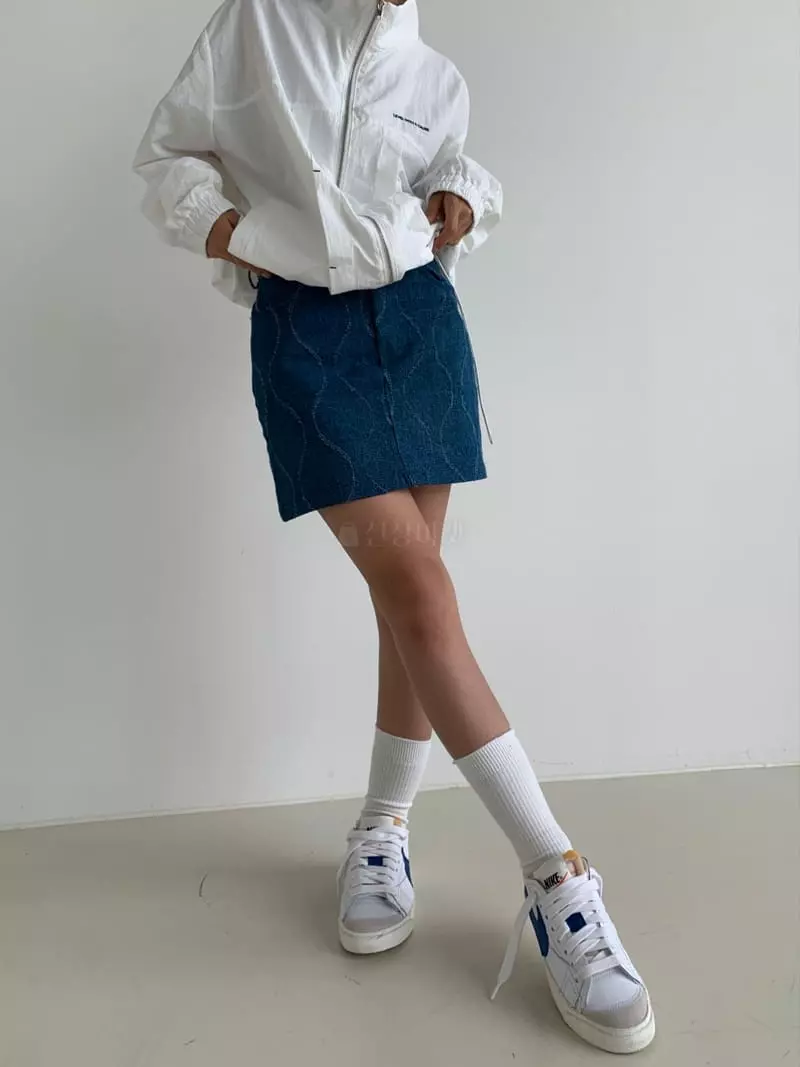 Level - Korean Women Fashion - #momslook - Wave Skirt - 8