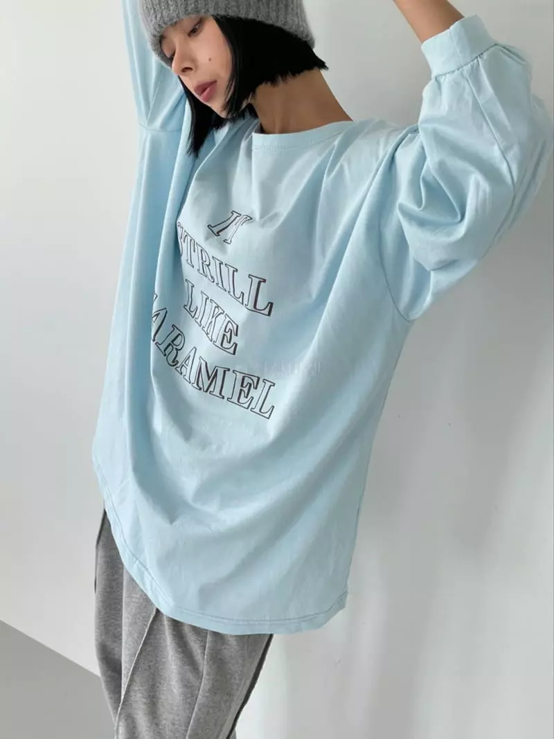 Level - Korean Women Fashion - #momslook - Caramel Silket Tee