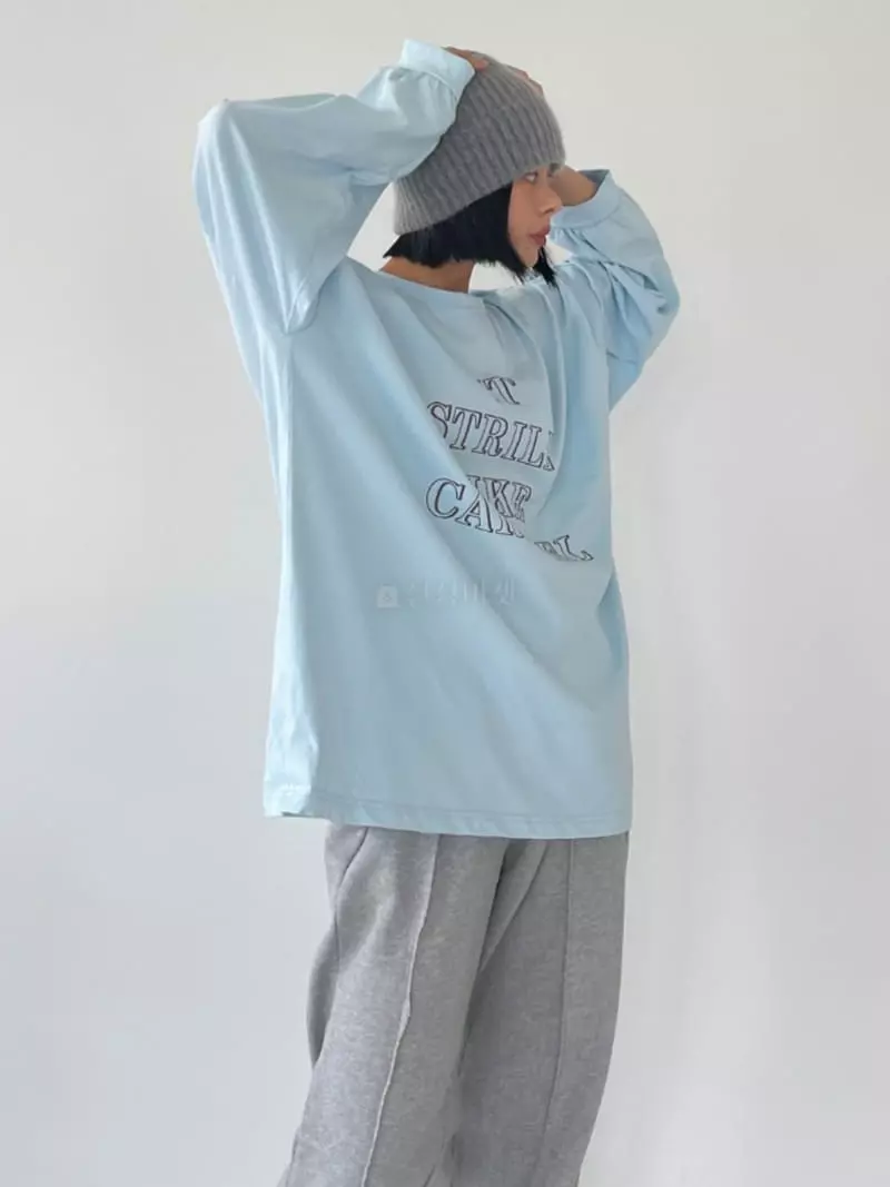 Level - Korean Women Fashion - #momslook - Caramel Silket Tee - 3
