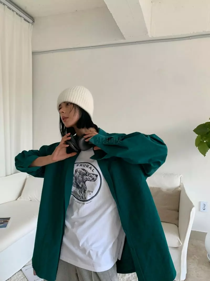 Level - Korean Women Fashion - #momslook - Combi Washing Shirt