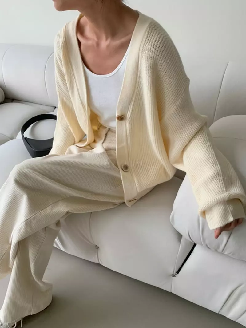 Level - Korean Women Fashion - #pursuepretty - Bay Knit Cardigan - 3