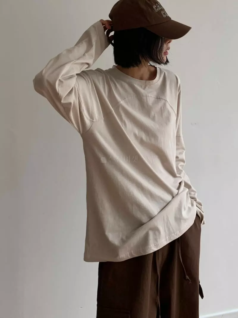Level - Korean Women Fashion - #romanticstyle - Wave Tee - 8