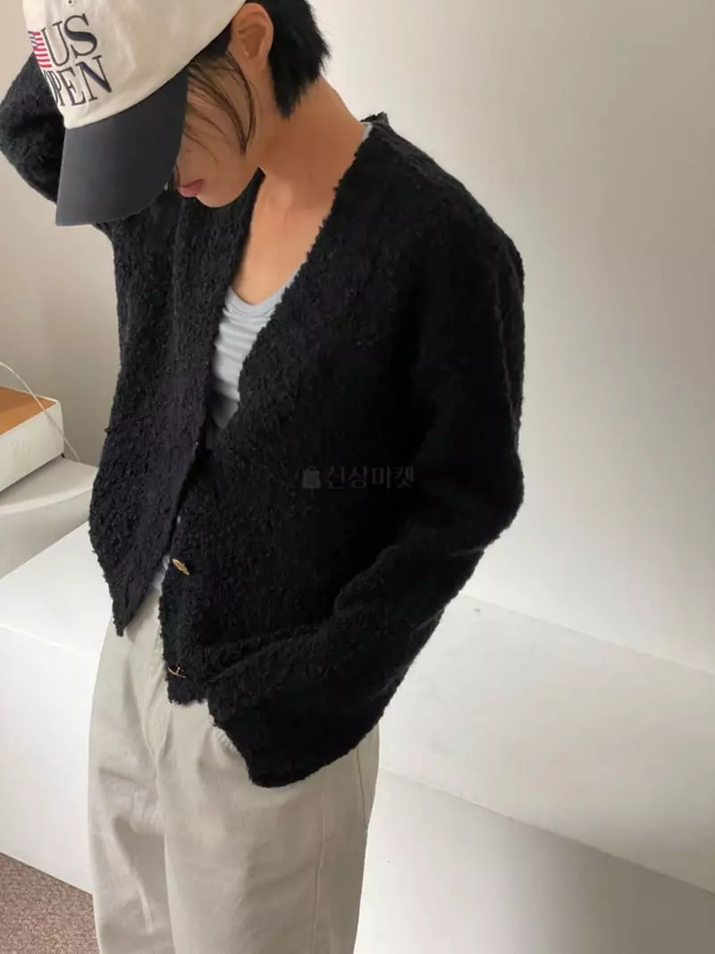 Level - Korean Women Fashion - #restrostyle - Bookle Cardigan - 4