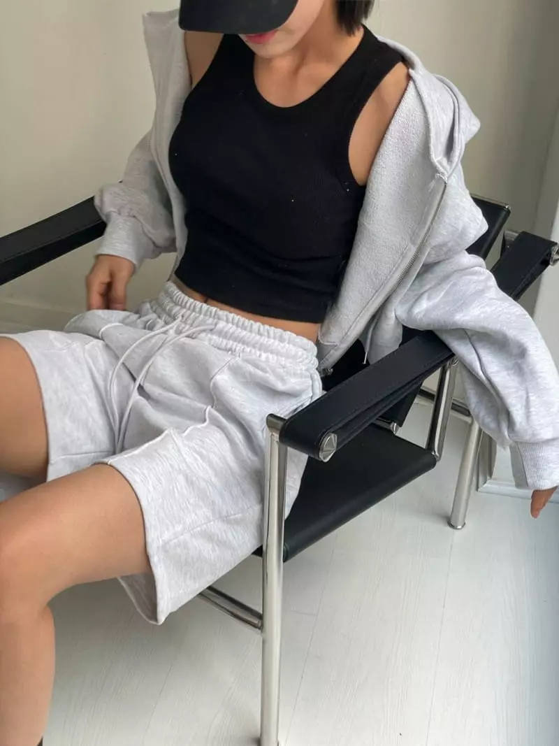 Level - Korean Women Fashion - #shopsmall - Bibi Crop Hoody - 3