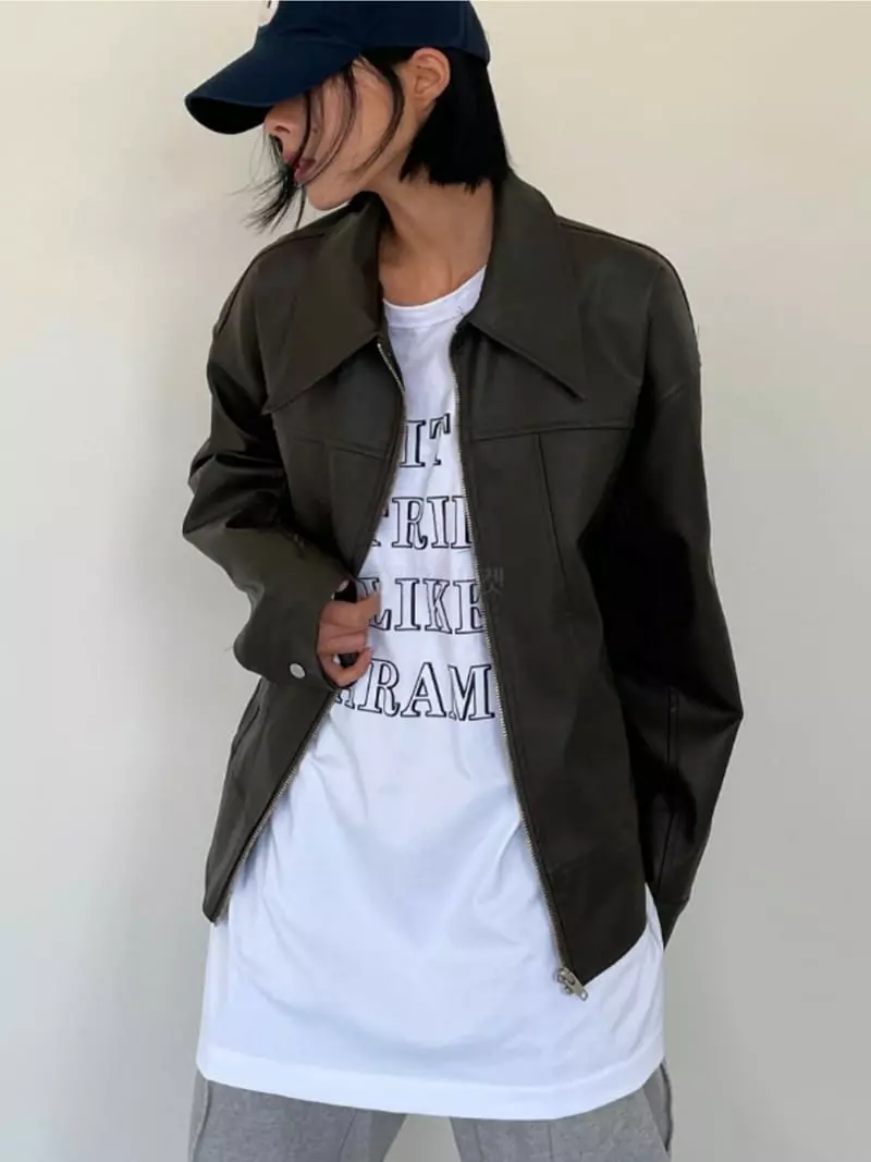 Level - Korean Women Fashion - #thatsdarling - Saint Leather Jacket - 2